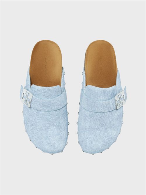 Mellow Mule in Printed Suede with Studs TORY BURCH | 167995432